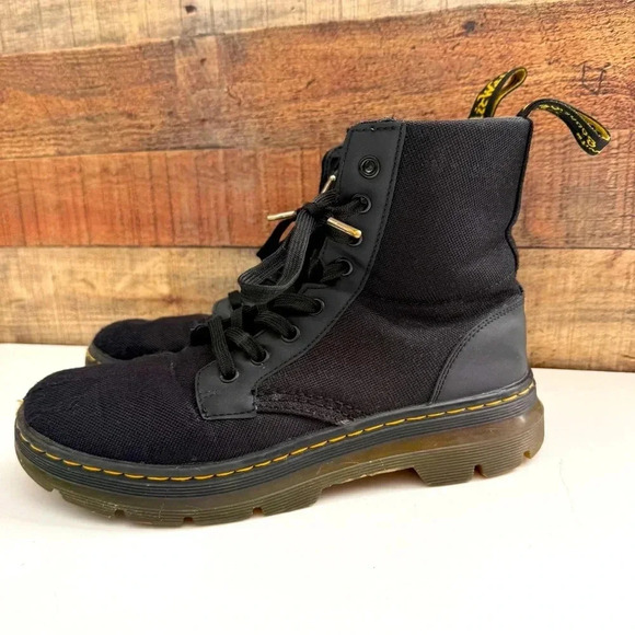Unisex Dr. Martens Combs Xtra Tough Combat Boots - Picture 2 of 7